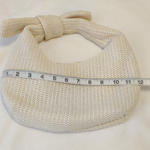 Urban Expressions Cream Knit Hobo Bag - Picture 6 of 8